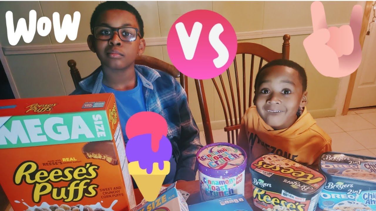 Cereal vs Ice Cream challenge 😋 🍦 YouTube
