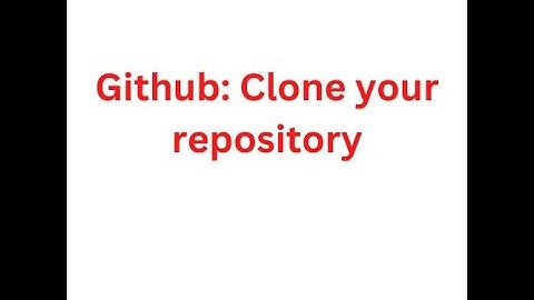 Github: Clone your repository || Software Engineering