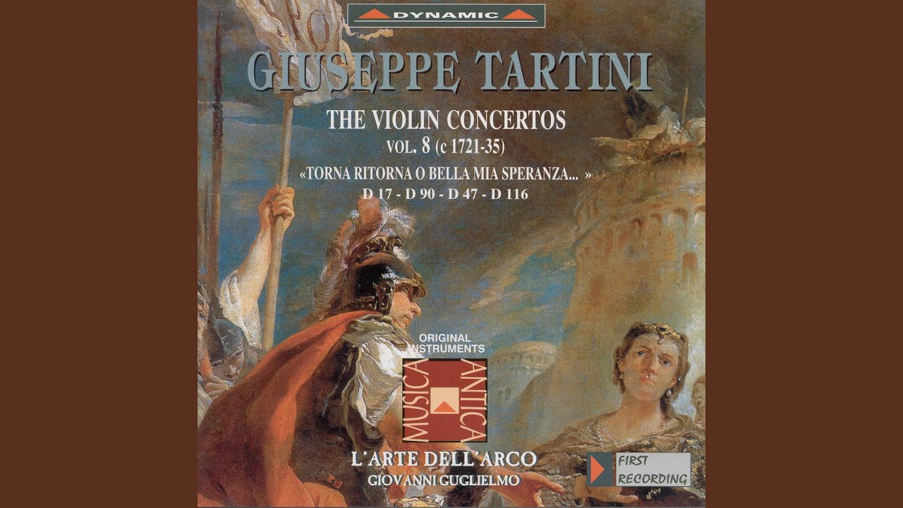 Guarda Violin Concerto in D Major, D. 17: III. Allegro assai, "Torna ritorna o bella mia speranza" su YouTube Guarda Violin Concerto in D Major, D. 17: III. Allegro assai, "Torna ritorna o bella mia speranza" su YouTube