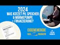 2024 was kostet pv speicher  wrmepumpe  finanzierung