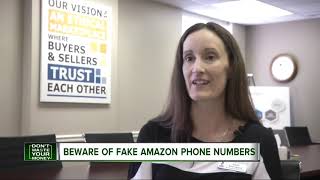 Beware of fake Amazon phone numbers