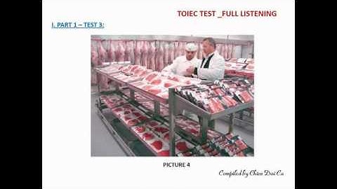 TOEIC Full Listening Test With Audio Script + Answer Key - Part 1(Test 1-5)