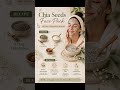 Chia seeds face pack for glowing skin ✨