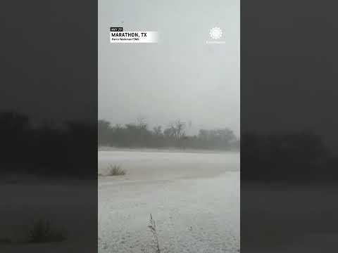 Hailstorm Drops Temperature From 90s to 50s, Creates Fog