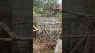 kondisi terkini pondasi jembatan 40 JT Ancur