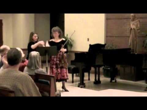 Marta Szlubowska and Julia Kirk (mother-daughter duo), Duo Vivace, performing Bartok Duets