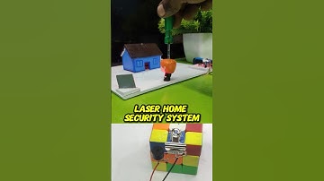 Invicible laser home security system demonstration #creativemechaniccm #laser #homeautomation