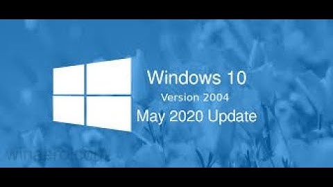 Download windows 10 May 2020 ISO version 2004 from Microsoft official site.