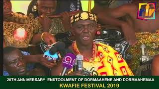 DORMAA KWAFIE FESTIVAL 2019 : OSAGYEFO OSEADEEYO AGYEMANG BADU II'S SPEECH