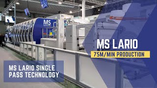 MS LaRio , the first and fastest ever single-pass digital Textile printing machine in the world.