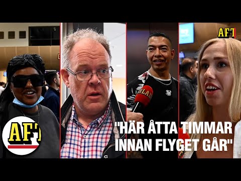 Kökaos på Arlanda: "Vi är här åtta timmar innan flyget går"