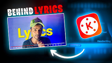 Text Behind Person Effect | KineMaster Tutorial