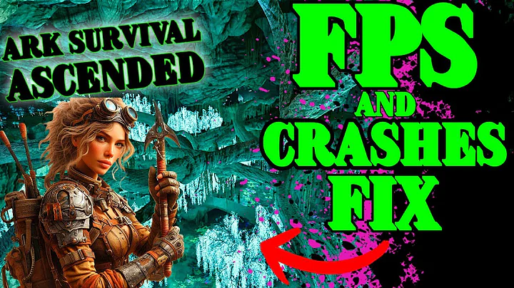 CRASHING and FPS Fix For Ark Survival Ascended! Aberration! How to Fix Your Graphics!!!