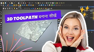 How To Make 3D Toolpath in Artcam 2018 Tutorial in Hindi