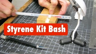Styrene Tutorial Kit Bash scratch build Mock-Up: Model making building tips and tricks Part 2