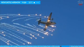 🔴 LIVE - Newcastle Williamtown Airshow 2023 - ✈️ RAAF Flying Display 2✈️ @ Nobbys Beach w/SydSquad 🔴