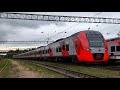 Поездка на ЭС2Г 237 "Ласточка" Калище - Санкт - Петербург.