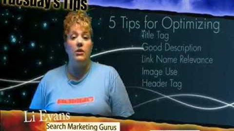 5 Basic Tips for Easy Web Site Optimization(www.Host-Ed.net)