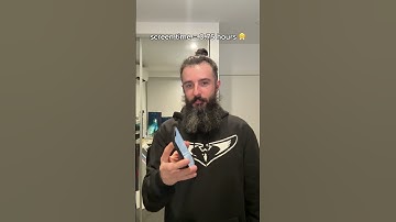 crushed it today w 40min screen time 😤 what’s your screen time today? #iphone16e #iphone #ios