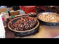新社花海 市集 小吃 石板烤肉 炒花生Taiwanese Street Food - Oyster Omelet Stone Grill BBQ
