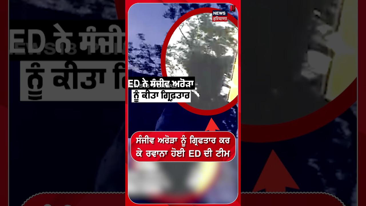 ਸੰਜੀਵ ਅਰੋੜਾ ਨੂੰ ਗ੍ਰਿਫਤਾਰ ਕਰਕੇ ਰਵਾਨਾ ਹੋਈ ED ਦੀ ਟੀਮ #shorts |N18S