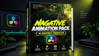 12 Negative Flash Animations for DaVinci Resolve | FREE Animation Pack + Presets