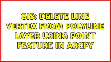 GIS: Delete line vertex from polyline layer using point feature in arcpy