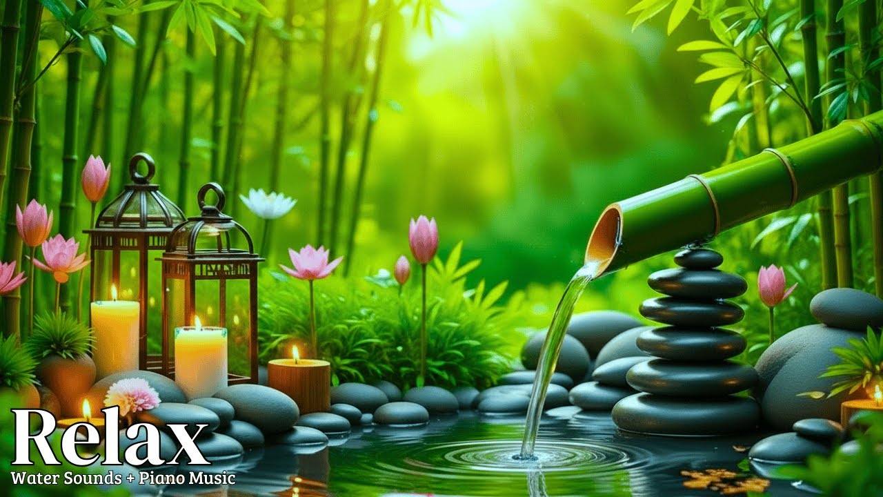 Soothing Relaxing Music & Water Sounds 🍃 Peace of Mind, Anxiety Relief