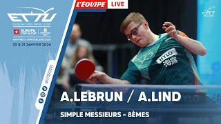 Alexis LEBRUN vs Anders LIND | TOP16 Européen | 8èmes