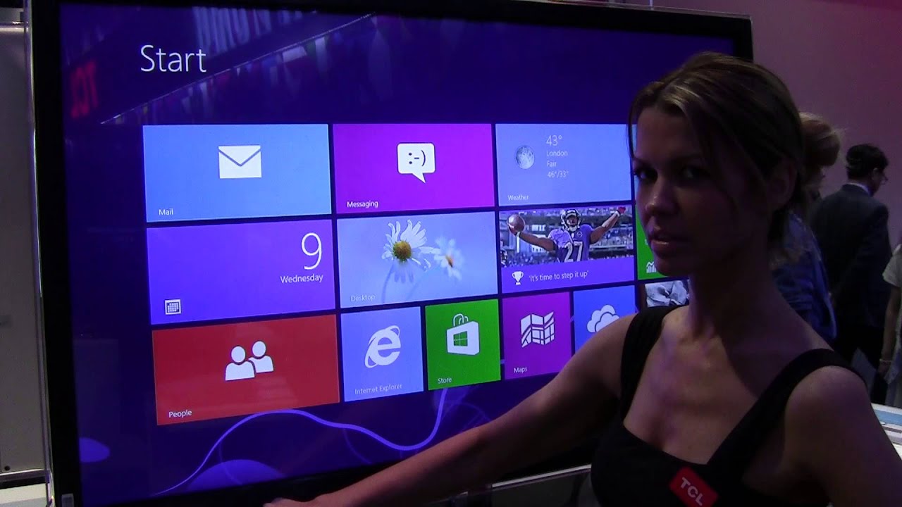 TCL Touchscreen with Windows 8 - YouTube