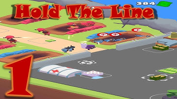Hold The Line - Gameplay Walkthrough Part 1 Tutorial Army Commander Game (iOS,Android)
