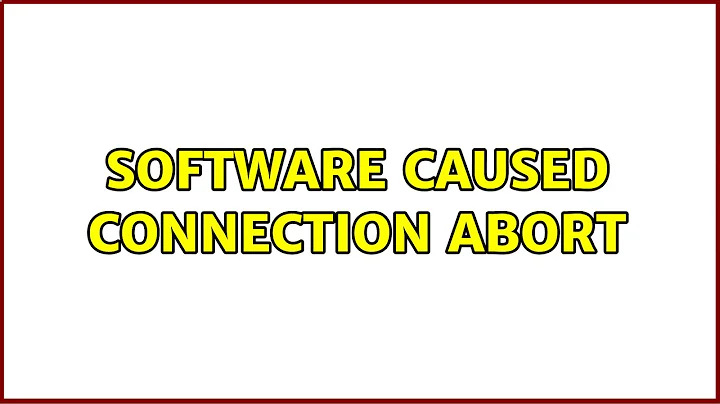 PuTTY Network Error: Software caused connection abort (12 Solutions!!)