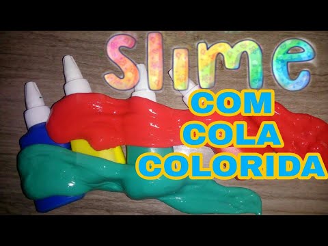 Receita de Slime - O Poder das Cores