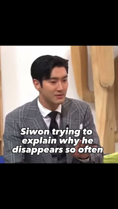 THE REASON WHY SIWON DISAPPEARS SO OFTEN 🫢 | #siwon #superjunior #siwonsuperjunior #siwonchoi