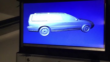 3D model on Volvo RTI screen