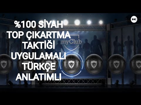 SİYAH TOP ÇIKARTMA TAKTİĞİ - PES MOBİLE TOP AÇILIMI