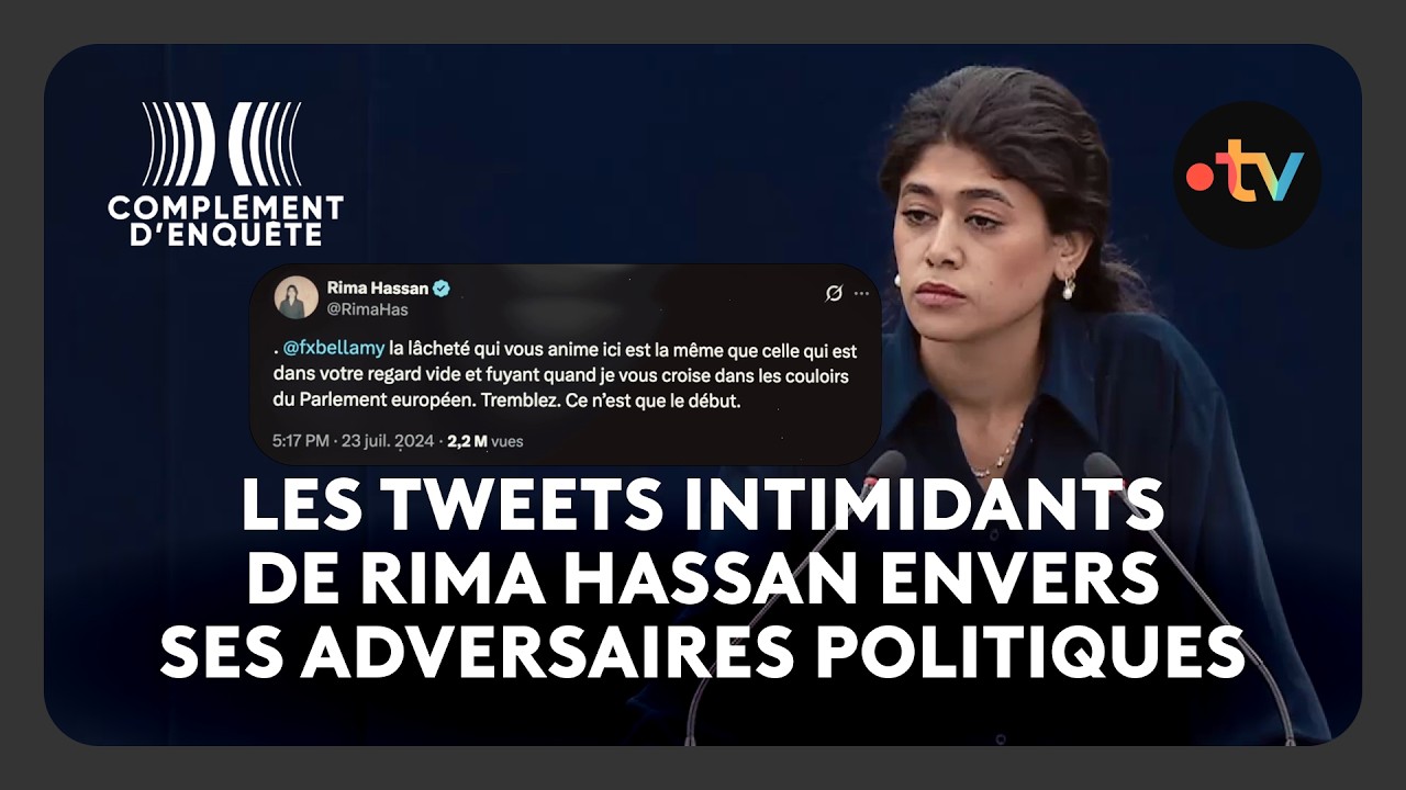 Quand Rima Hassan intimide ses adversaires politiques sur les réseaux sociaux - Complément d'enquête