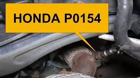 How to Fix HONDA P0154: Front Air/Fuel Ratio Sensor Bank 2 Sensor 1 Heater Malfunction
