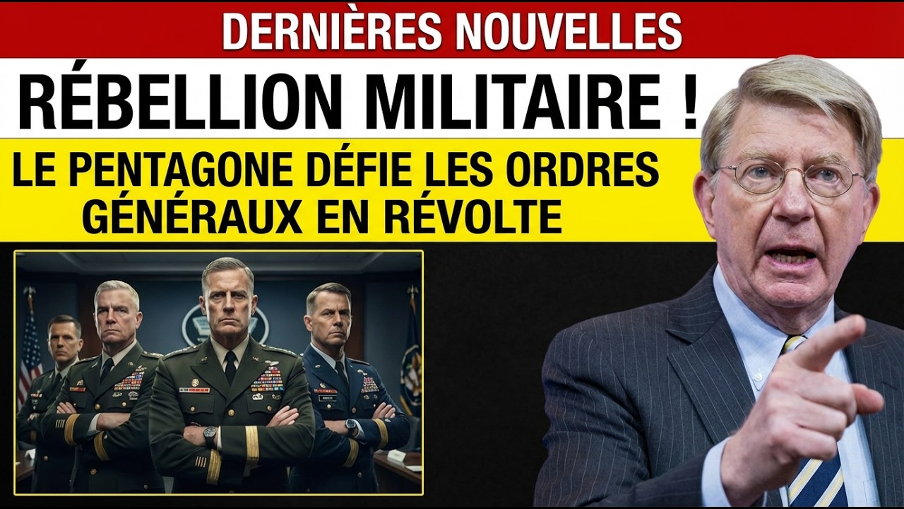 Les généraux du Pentagone REFUSENT les ordres de Trump — Le commandement militaire en rébellion