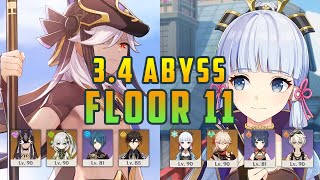 3.4 Spiral Abyss Floor 11 1St February 2023 | Genshin Impact