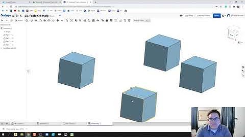 Fastened Mate - Day 20 of 100 OnShape Journey