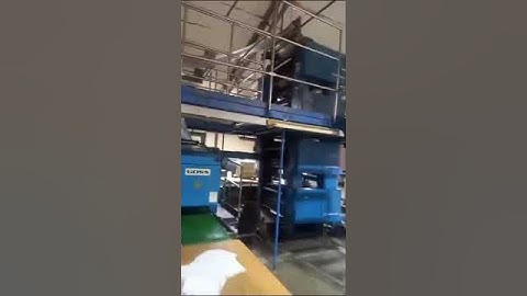 Goss Community - used coldset web printing machine