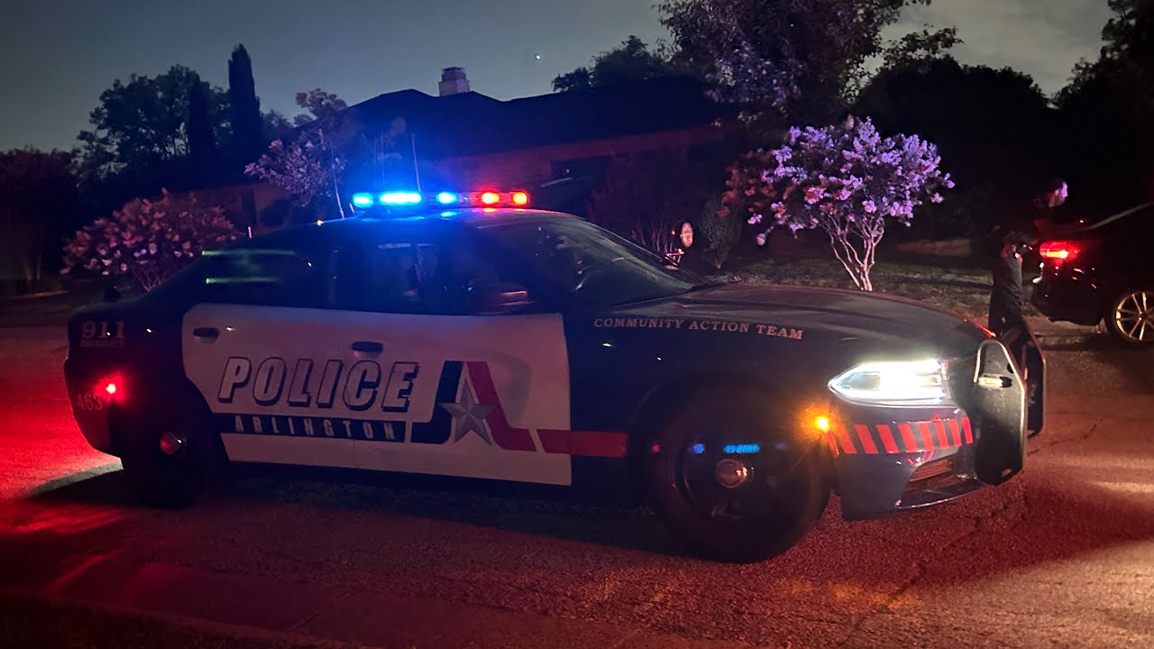 2 In Custody After Stolen Vehicle Manhunt in Arlington - YouTube