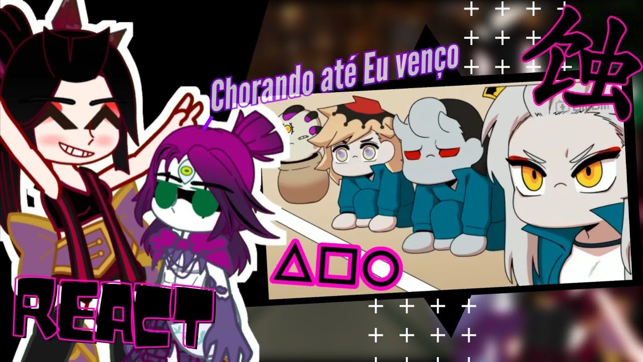 |🪙• Luas Superiores |REACT: Squid game DemonSlayer (Kny)[ANIMATION] •|