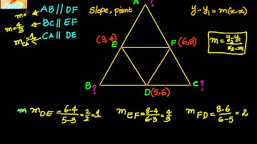 Equations of sides of a triangle given midpoints of the vertices