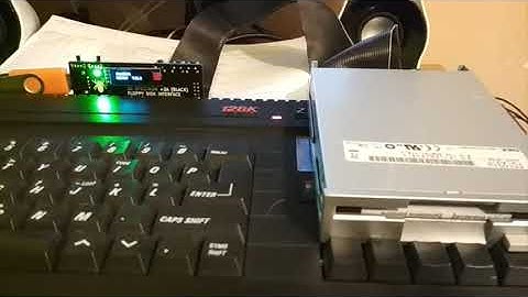 ZX Spectrum +2A Floppy Disk Drive Interface with Gotek