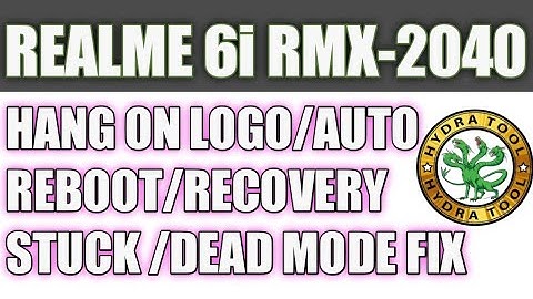 Realme 6i RMX-2040 Flashing Via Hydra Tool | Scatter File