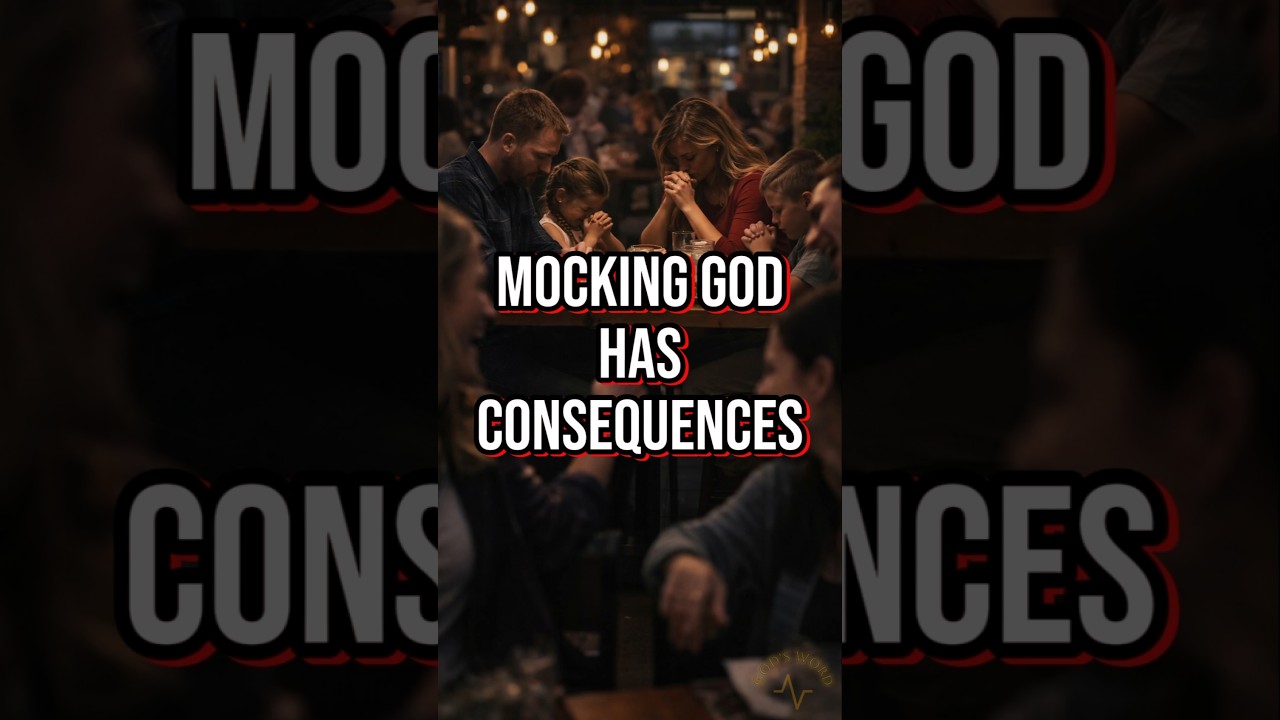 Mocking God Has Consequences 