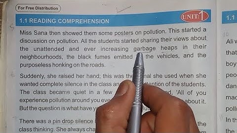 English Class 7: Sindh Textbook Board || Unit 1 part 2 | Sindh Textbook Board | can we do something?