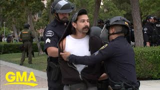 Protesters arrested at UC Irvine